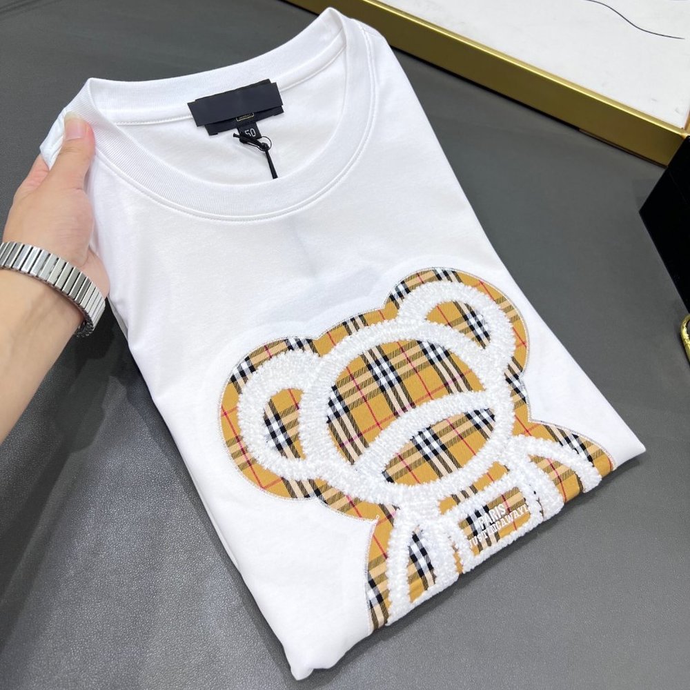 Burberry Embroidery Short Sleeve